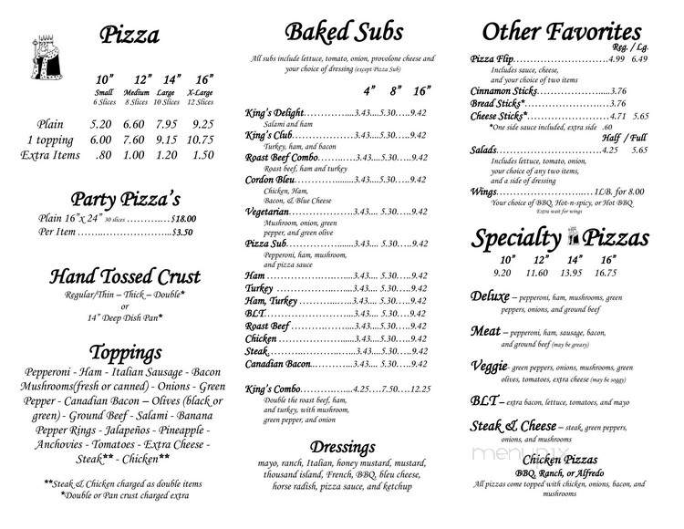 Pizza King - Mount Pleasant, MI