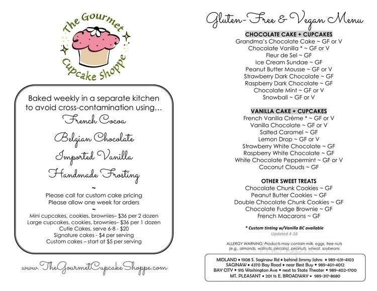 The Gourmet Cupcake Shoppe - Mount Pleasant, MI