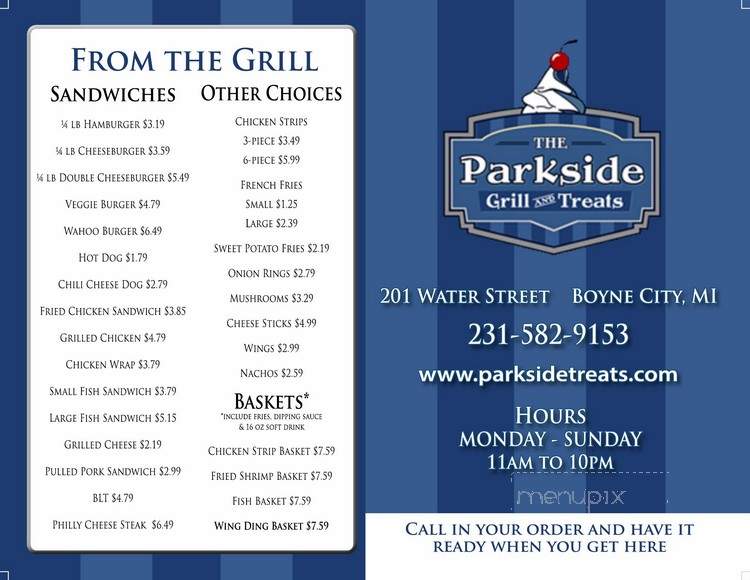 Parkside Grill & Treats - Boyne City, MI