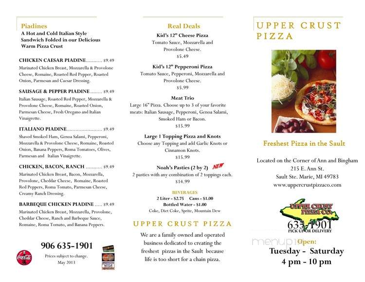 Upper Crust Pizza Co - Sault Ste Marie, MI