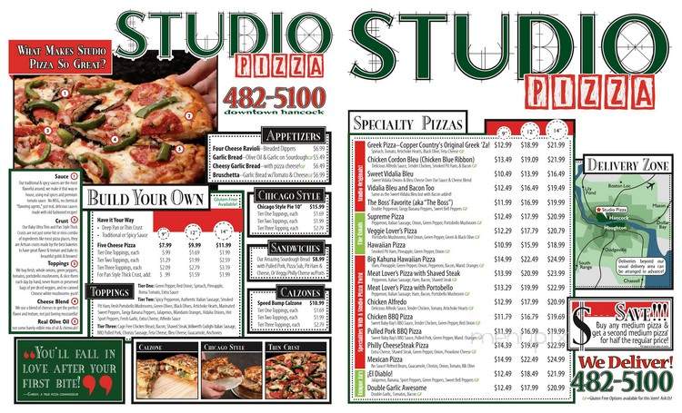 Studio Pizza & Ice Cream - Houghton, MI