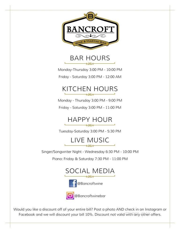 Bancroft Tavern - Bancroft, MI