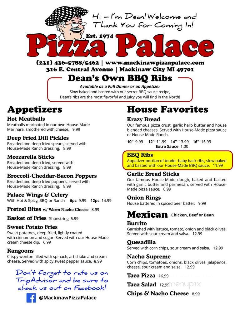 Pizza World - Mackinaw City, MI