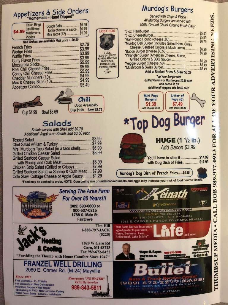 Murdogs Diner & Drive-In - Caro, MI