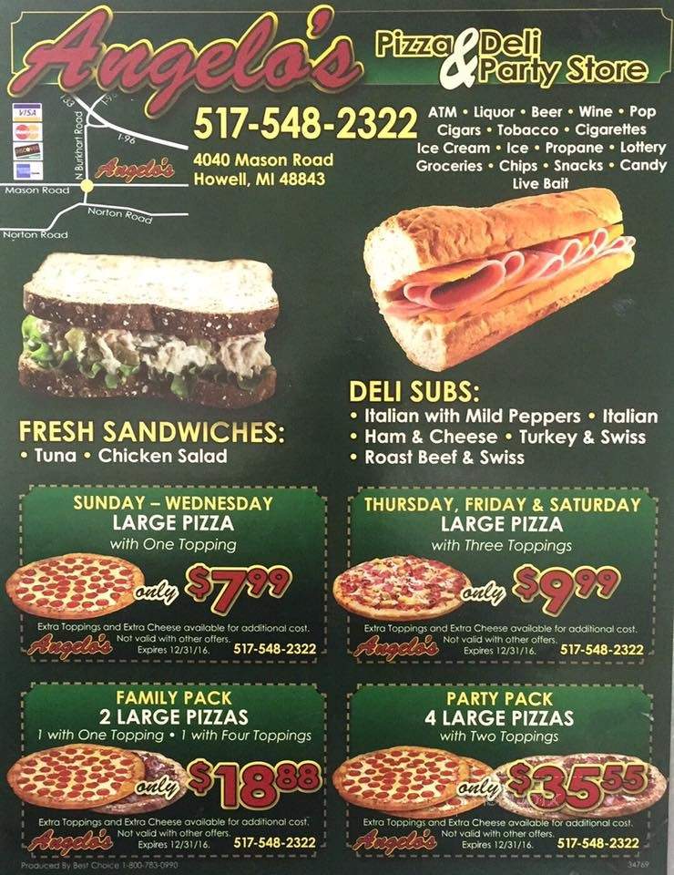 Angelo's Pizza Deli - Howell, MI