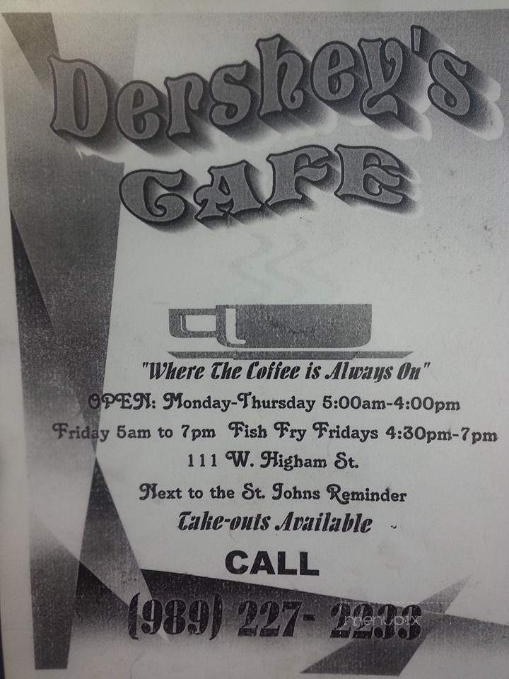 Dershey's Cafe - St Johns, MI