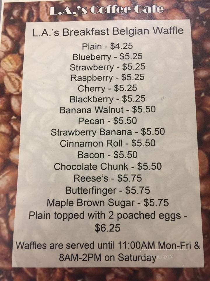 L A's Coffee Cafe - Three Rivers, MI