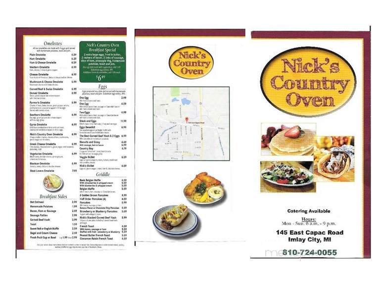 Nick's Country Oven - Imlay City, MI