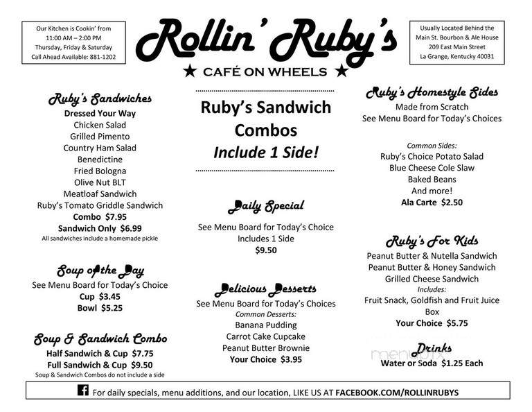 Rollin' Ruby's Cafe on Wheels - Westport, KY