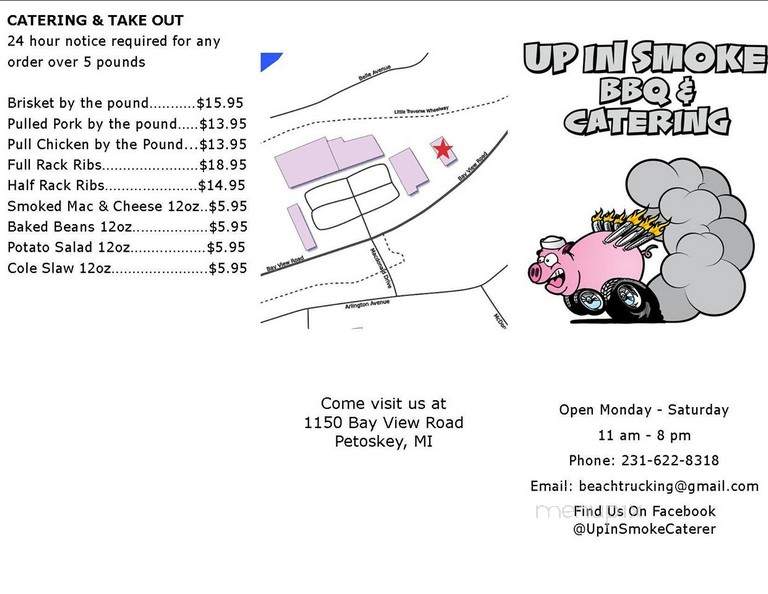 Up In Smoke BBQ & Catering - Petoskey, MI