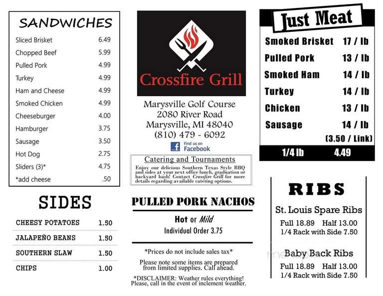 Crossfire Grill - Marysville, MI