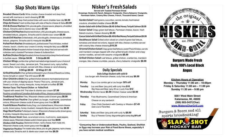 Niskers Char-Grill - Kalamazoo, MI