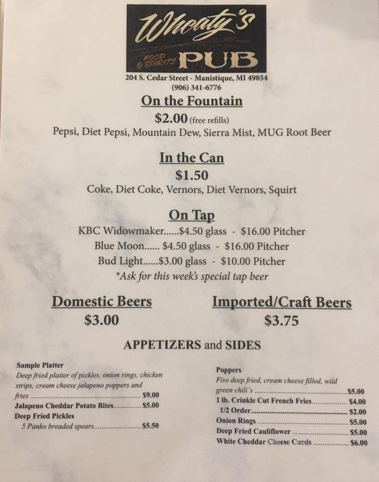 Wheaty's Pub - Manistique, MI