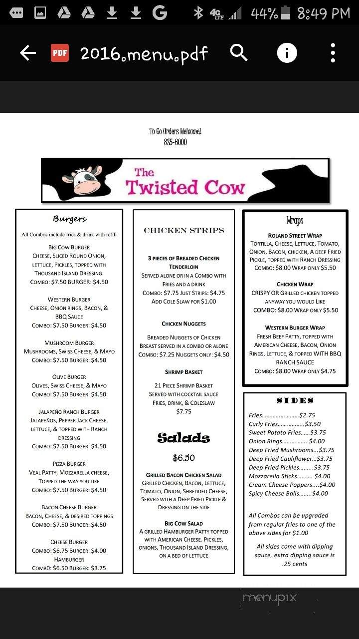 Twisted Cow - Mcbain, MI