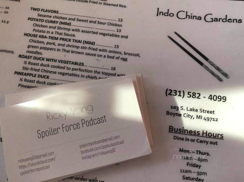 Indo China Garden - Boyne City, MI