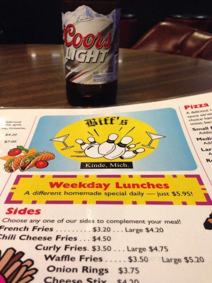 Bif's Bowling Bar - Kinde, MI