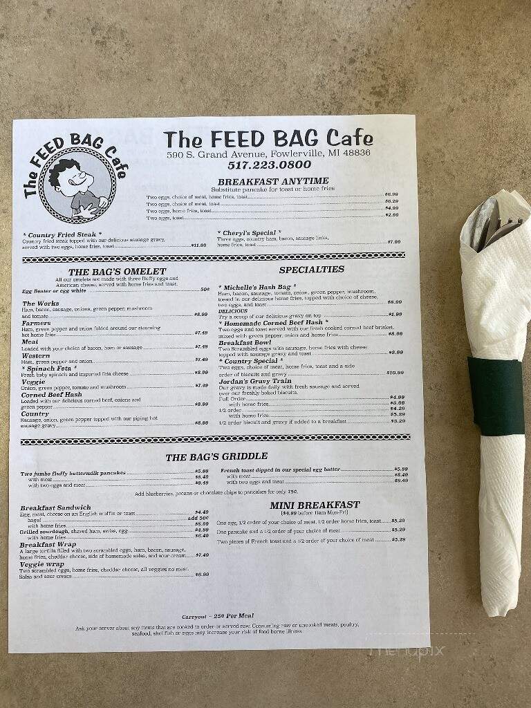 Feed Bag Cafe - Fowlerville, MI