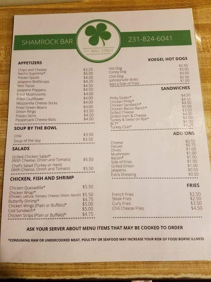 Shamrock Tavern - Manton, MI