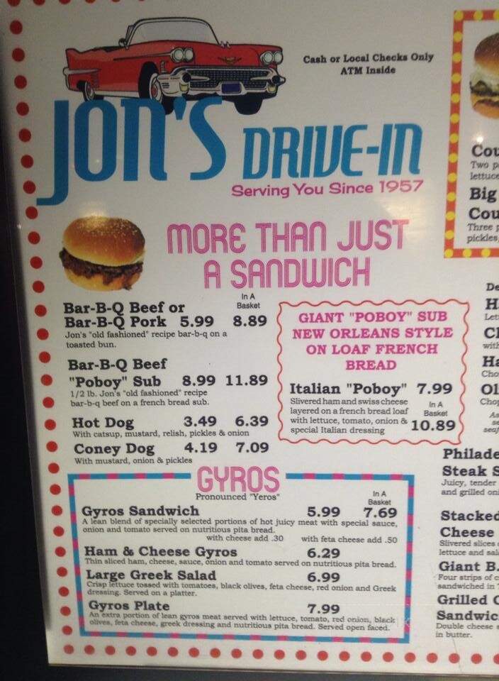 Jon's Drive In - Mount Pleasant, MI