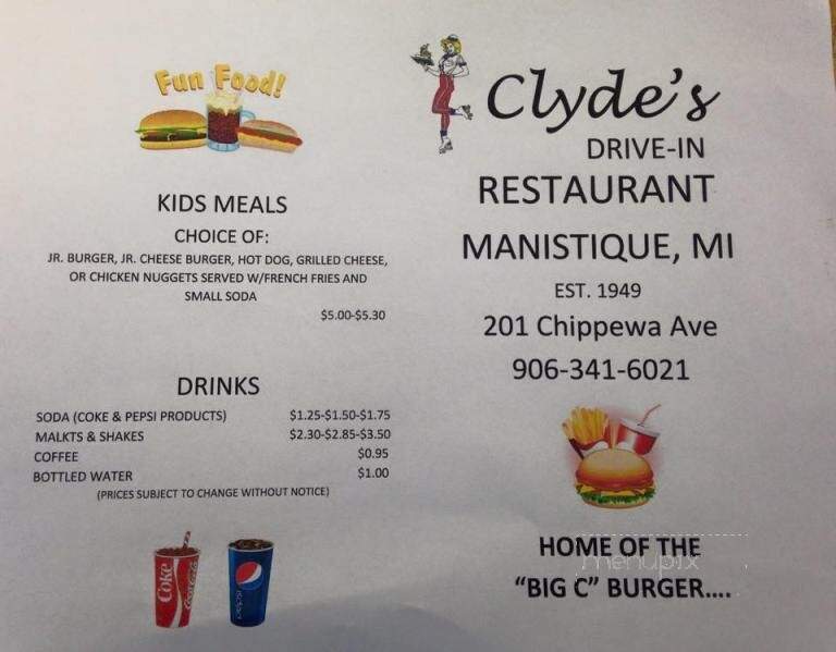 Clyde's Drive-In - Manistique, MI