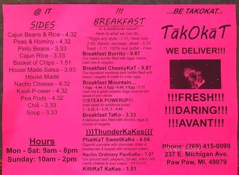 Takokat - Paw Paw, MI