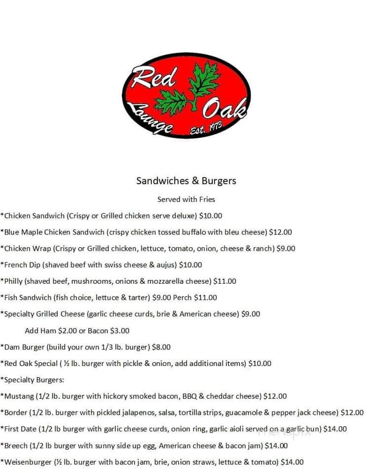 Red Oak Family Restaurant - Sanford, MI