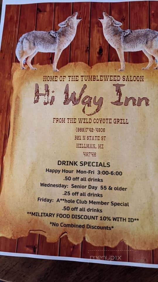 Hi Way Inn - Hillman, MI