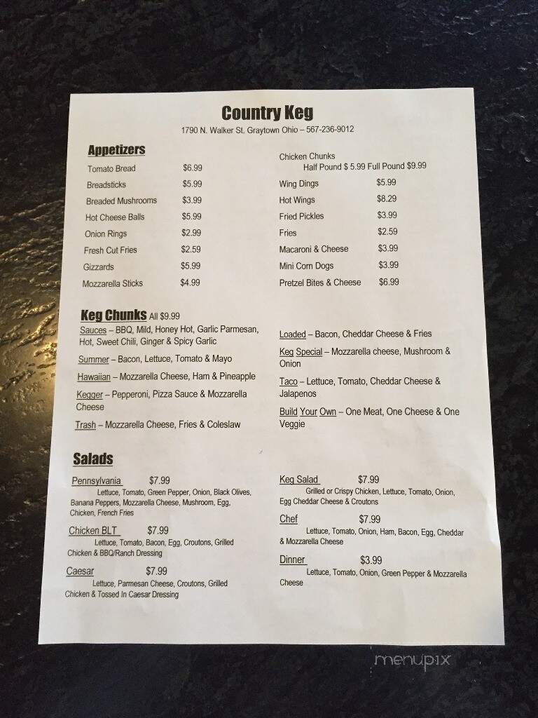 Country Keg - Graytown, OH