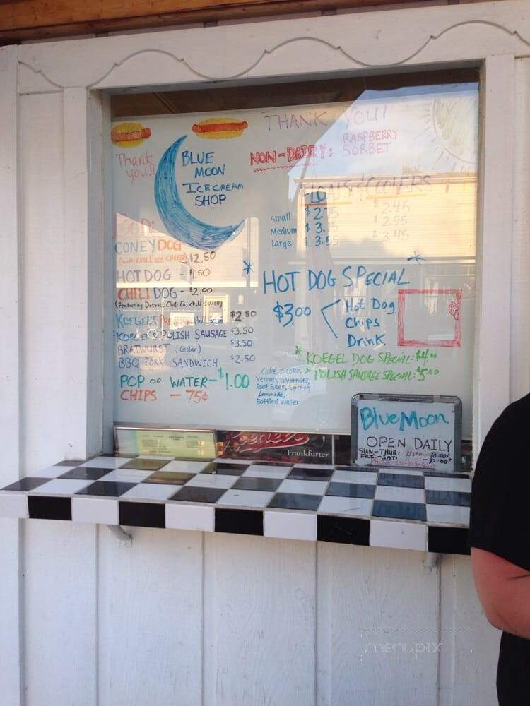 Blue Moon Ice Cream Shop - Cedar, MI