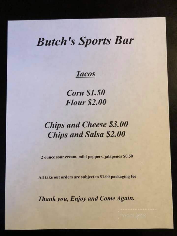 Butch's Tavern - Hudson, MI