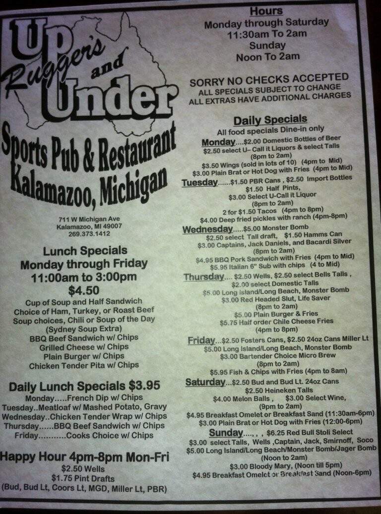 Rugger's Up & Under - Kalamazoo, MI