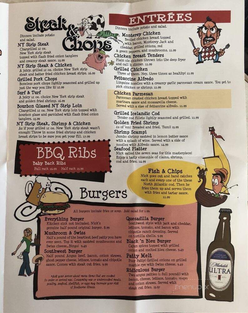 Nick's Hometown Grill - Durand, MI