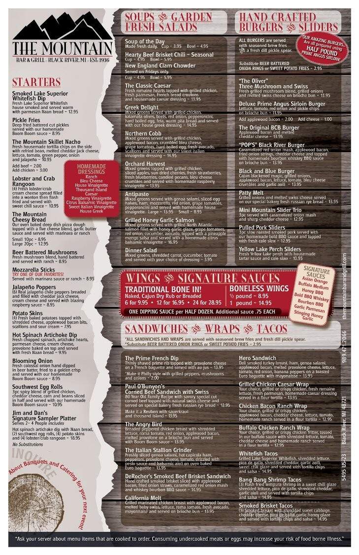 The Mountain Bar & Grill - Black River, MI