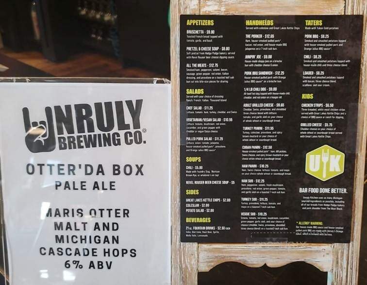 Unruly Brewing Company - Muskegon, MI