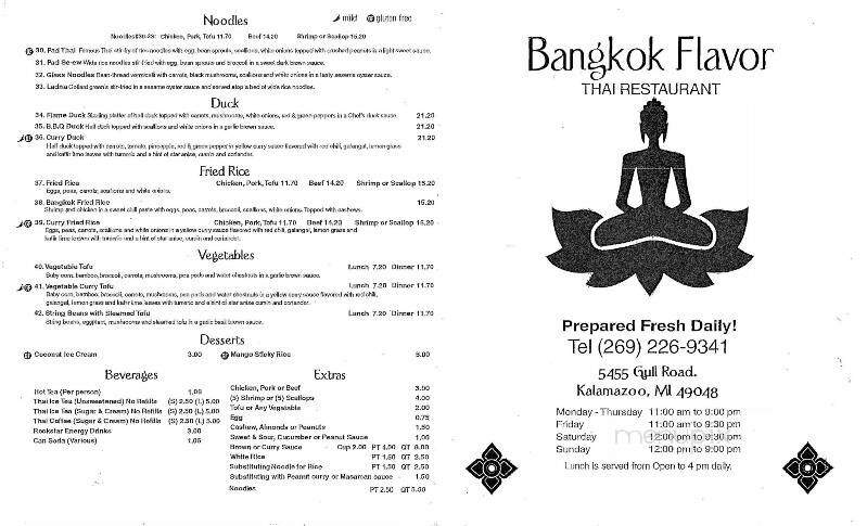 Bangkok Flavor - Kalamazoo, MI