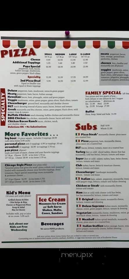 Papa J's Pizzeria - Lake Ann, MI