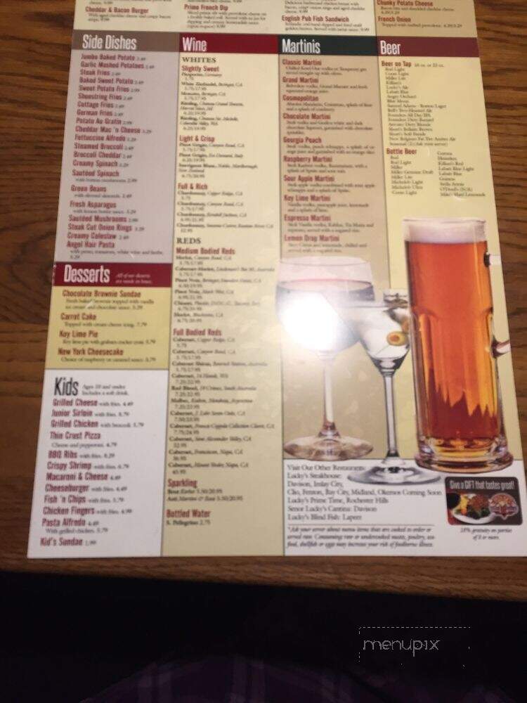 Lucky's Steak House - Bay City, MI