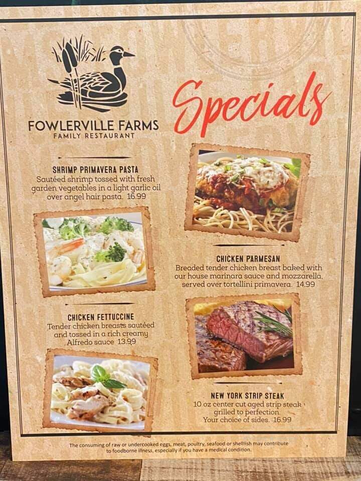 Fowlerville Farms Fmly Restaurant - Fowlerville, MI