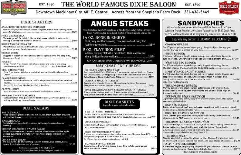 Dixie Saloon - Mackinaw City, MI