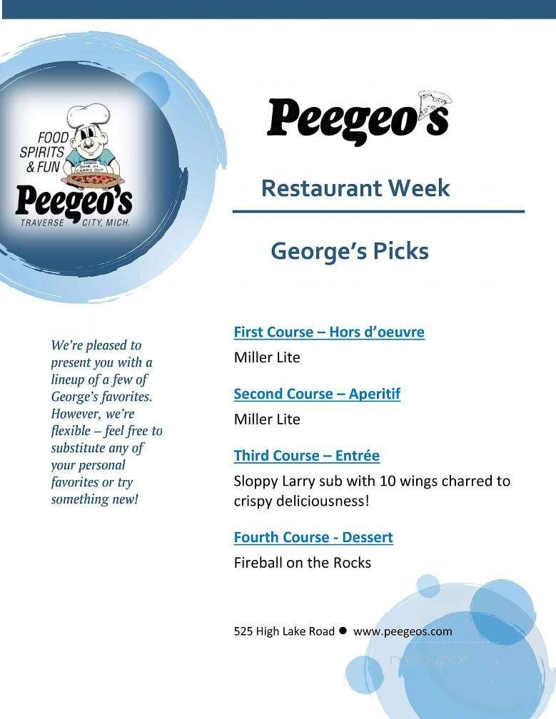 Peegeo's - Traverse City, MI