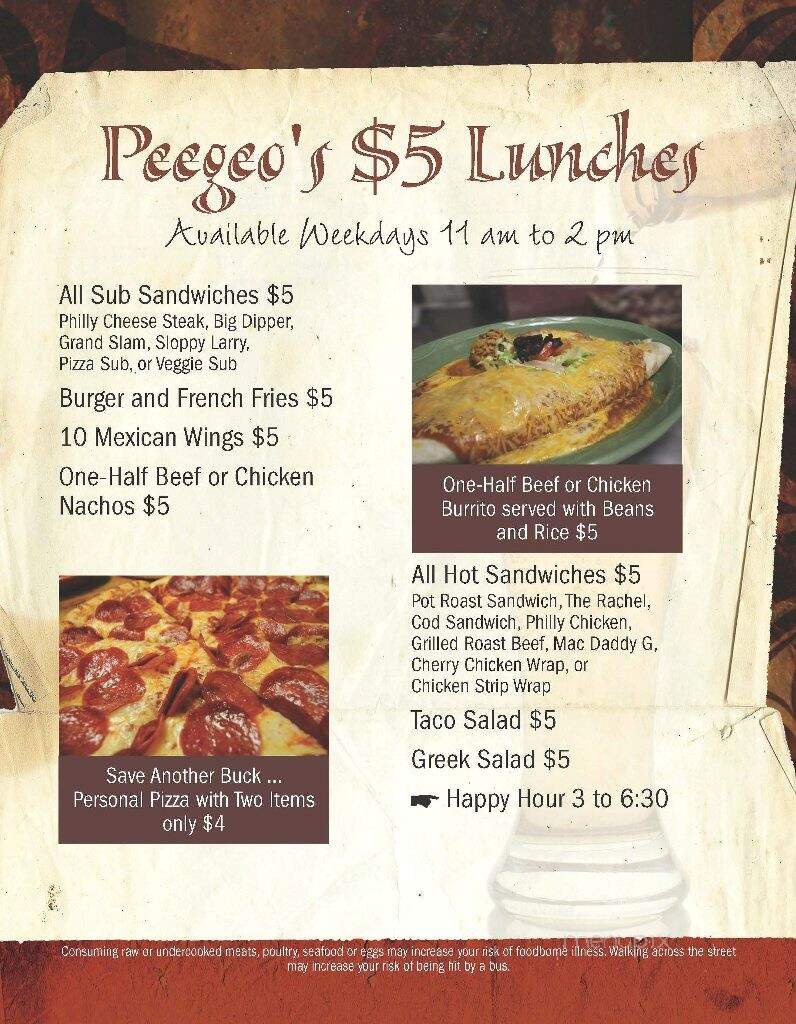 Peegeo's - Traverse City, MI