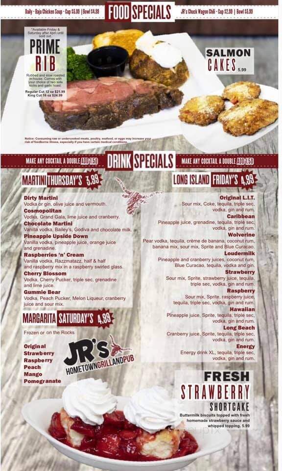 JR's Hometown Grill & Pub - Milan, MI