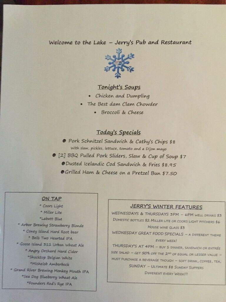 Jerry's Pub & Restaurant - Brooklyn, MI