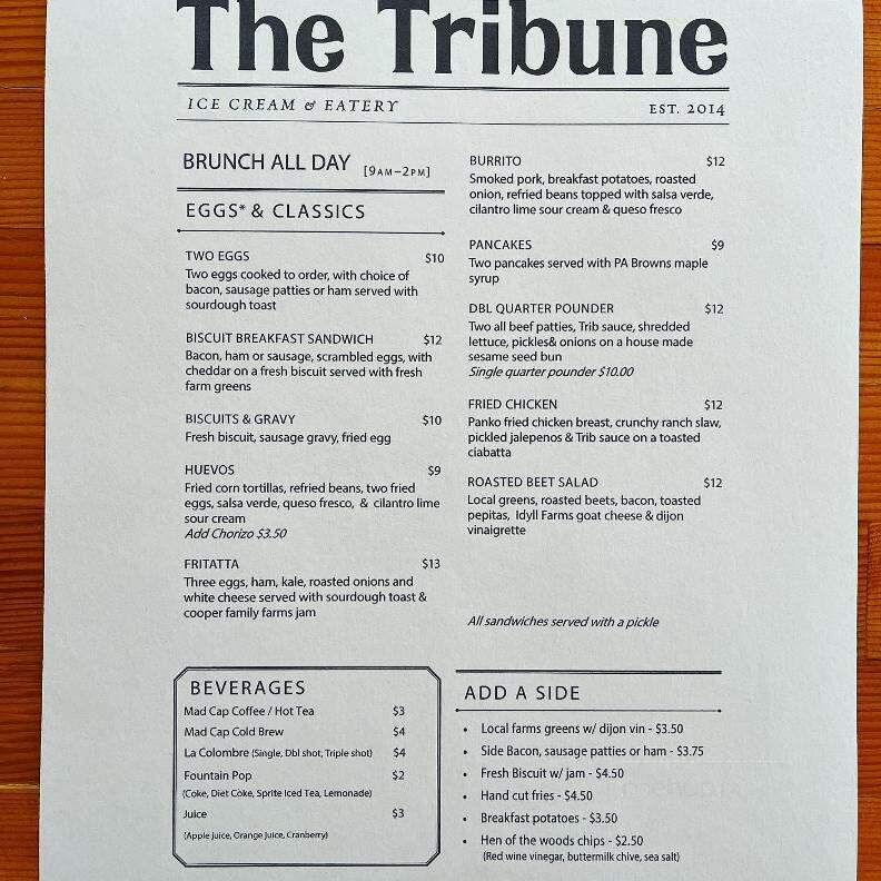 The Tribune Ice-cream & Eatery - Northport, MI