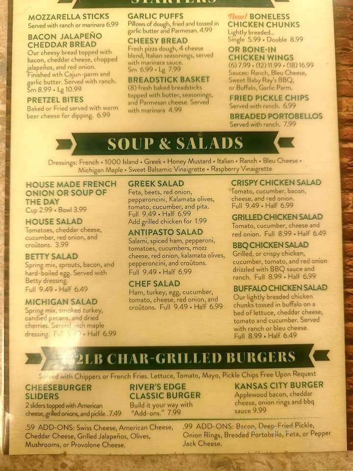 River's Edge Pizza Pub & Grill - Dundee, MI