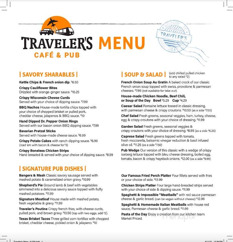 Traveler's Cafe and Pub - Portage, MI