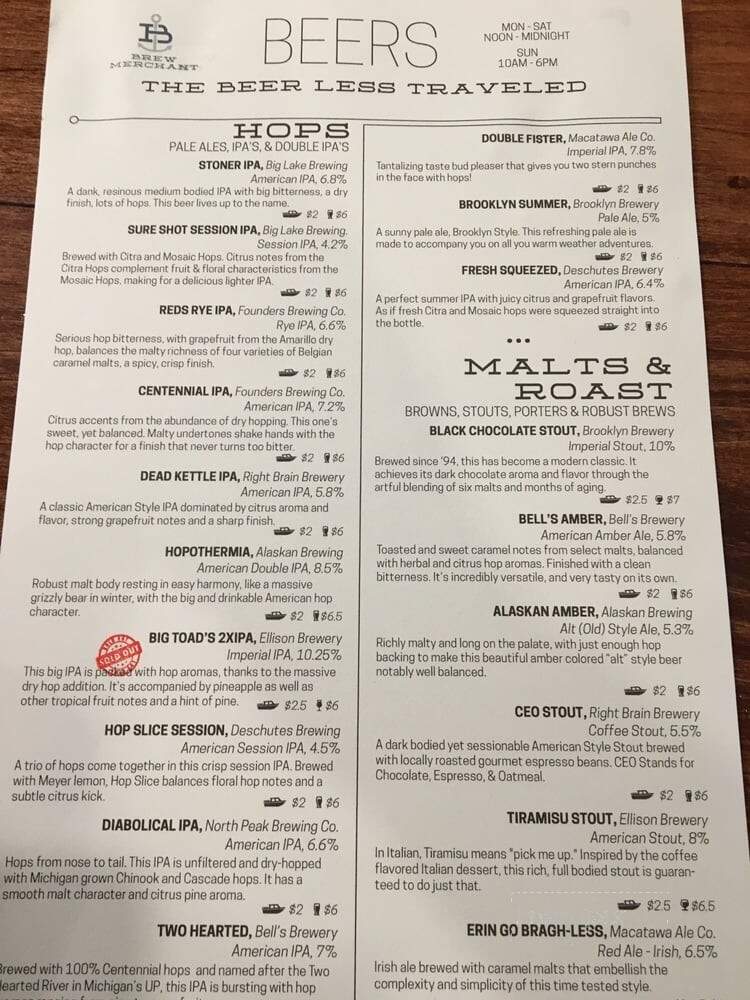 Brew Merchant - Holland, MI