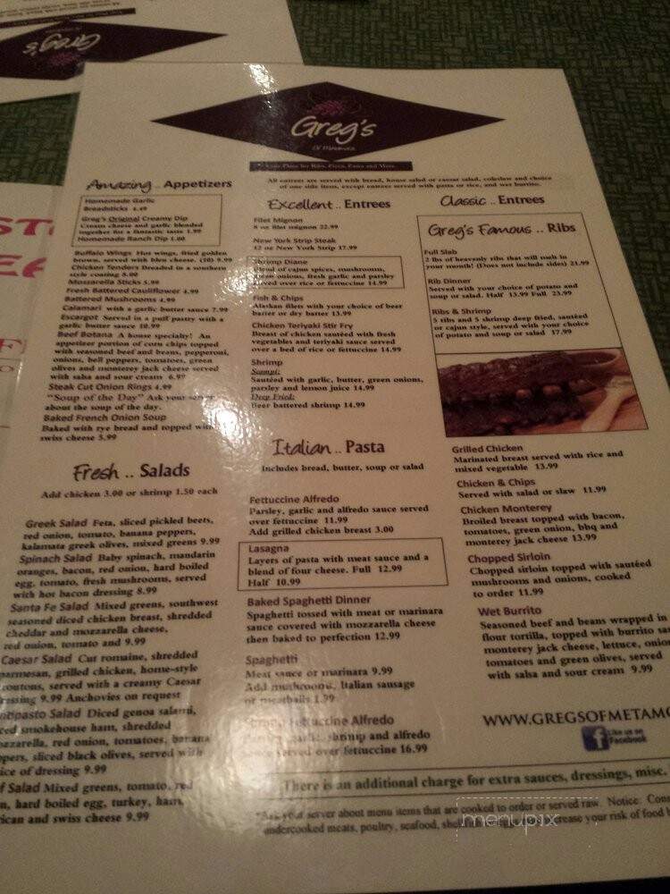 Greg's Pizza Co & Lounge - Metamora, MI