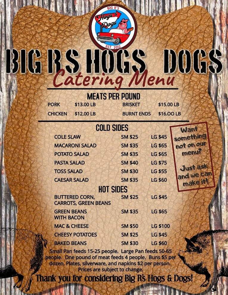 Big R's Hogs & Dogs - Farwell, MI