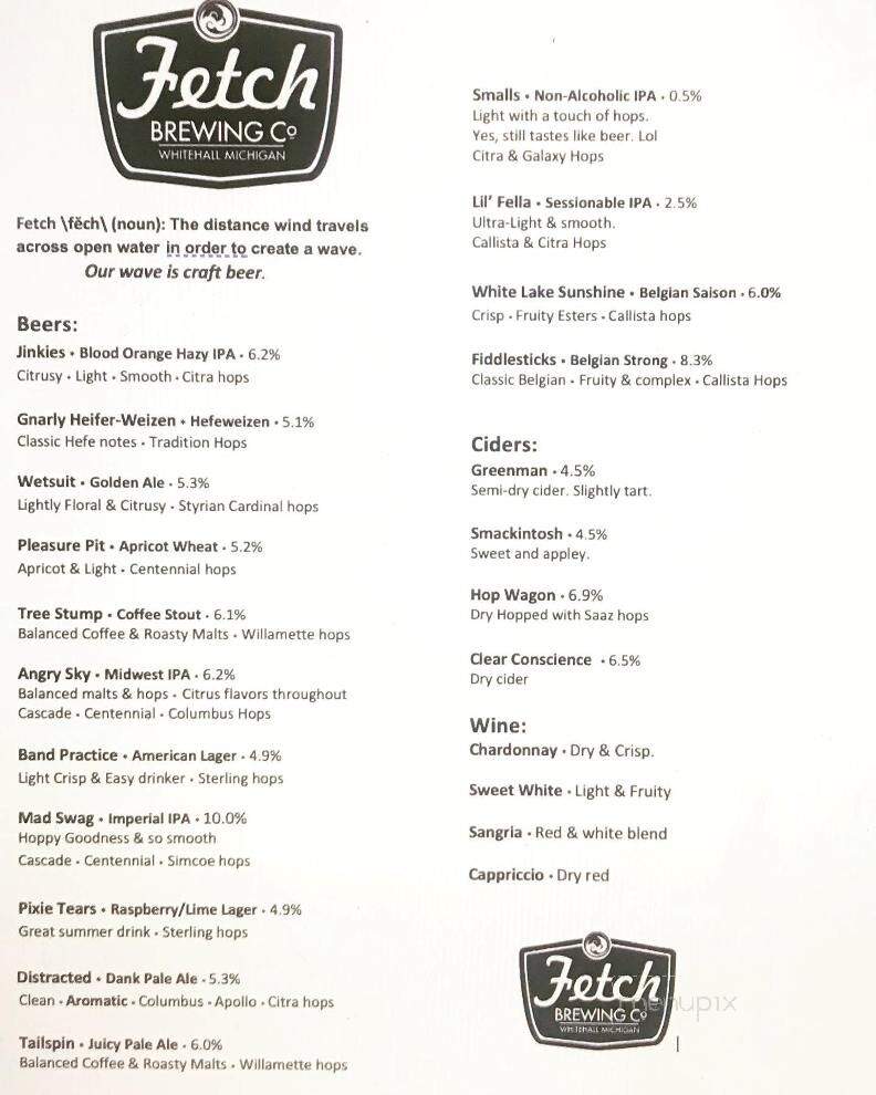 Fetch Brewing Company - Whitehall, MI